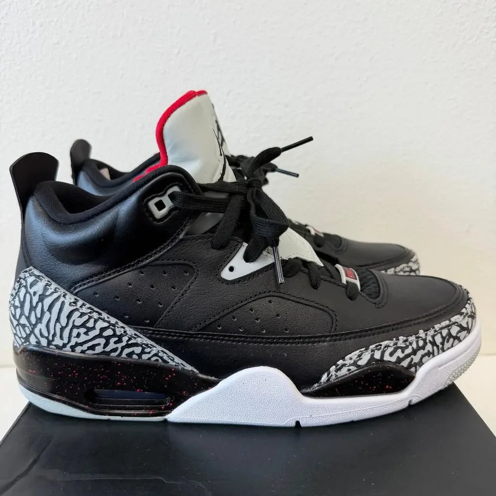 Air Jordan Son of Mars Low Black Red Custom Sneakers Shoes (580603-002) Size 9.5