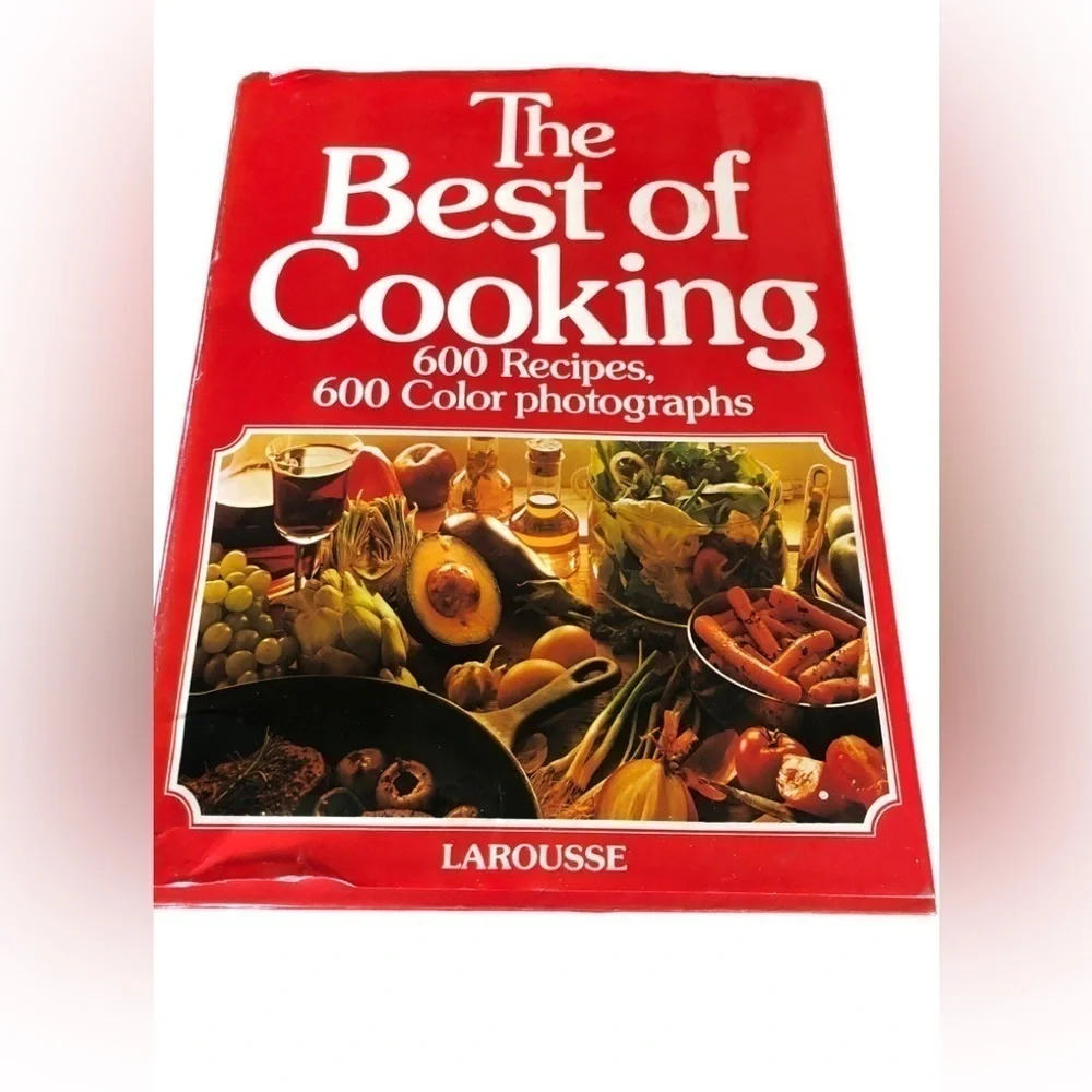 VTG The Best Of Cooking 600 Recipes & Photographs Cookbook 336 PP Hardcover