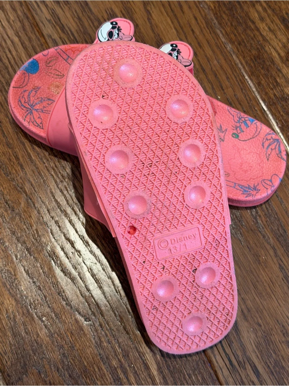 Disney Pink Minnie Mouse Slide Sandals for Kids