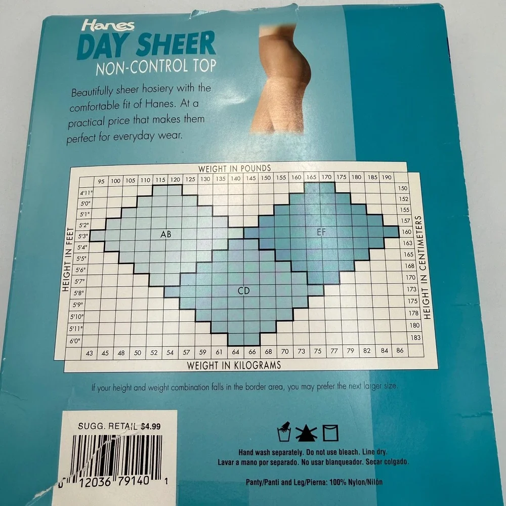 Hanes day sheer