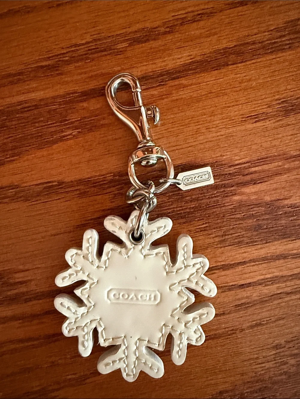Coach metal snowflake