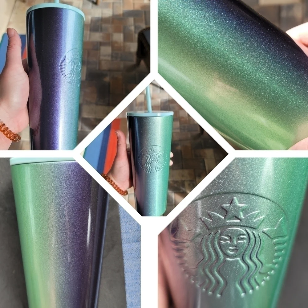 STARBUCKS VENTI OMBR'E STAINLESS STEEL TUMBLER - 24 OZ.