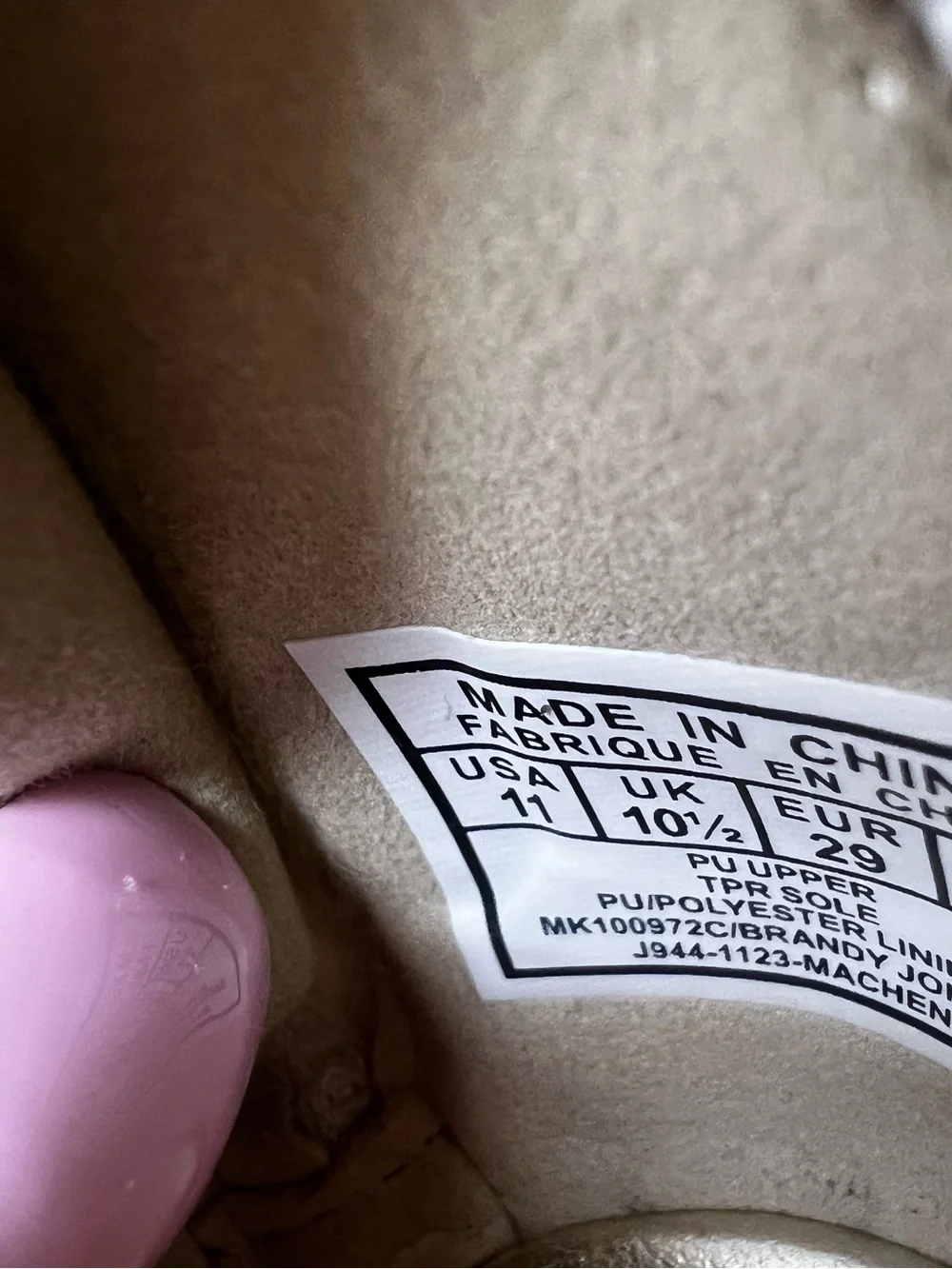 Michael Kors Girls Brandy Hannah Sandals White Gold MK Logo Size 11 EU 29