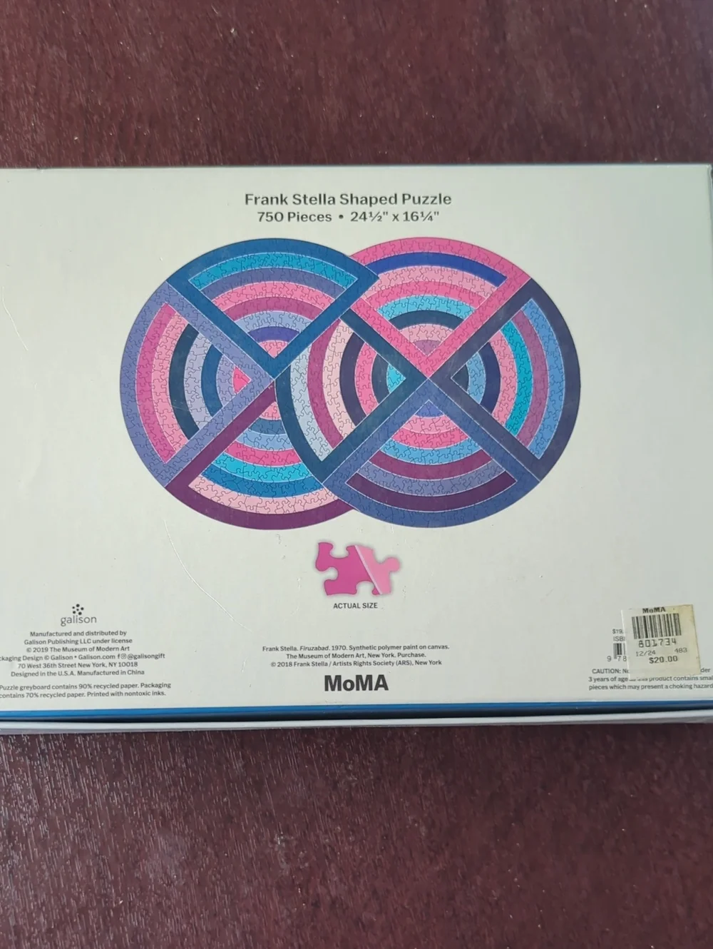 Frank Stella collection stored painting