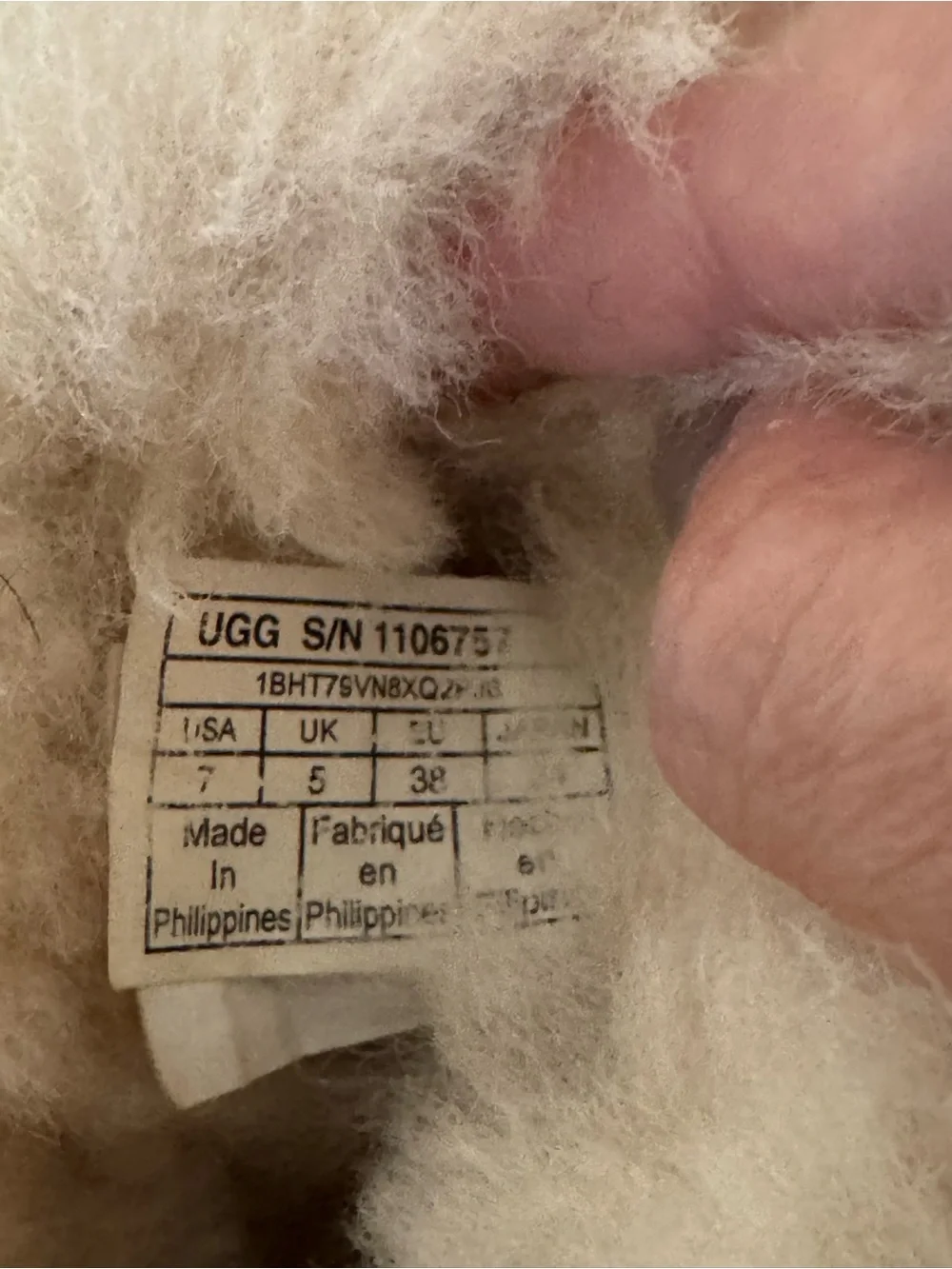 UGG them worn