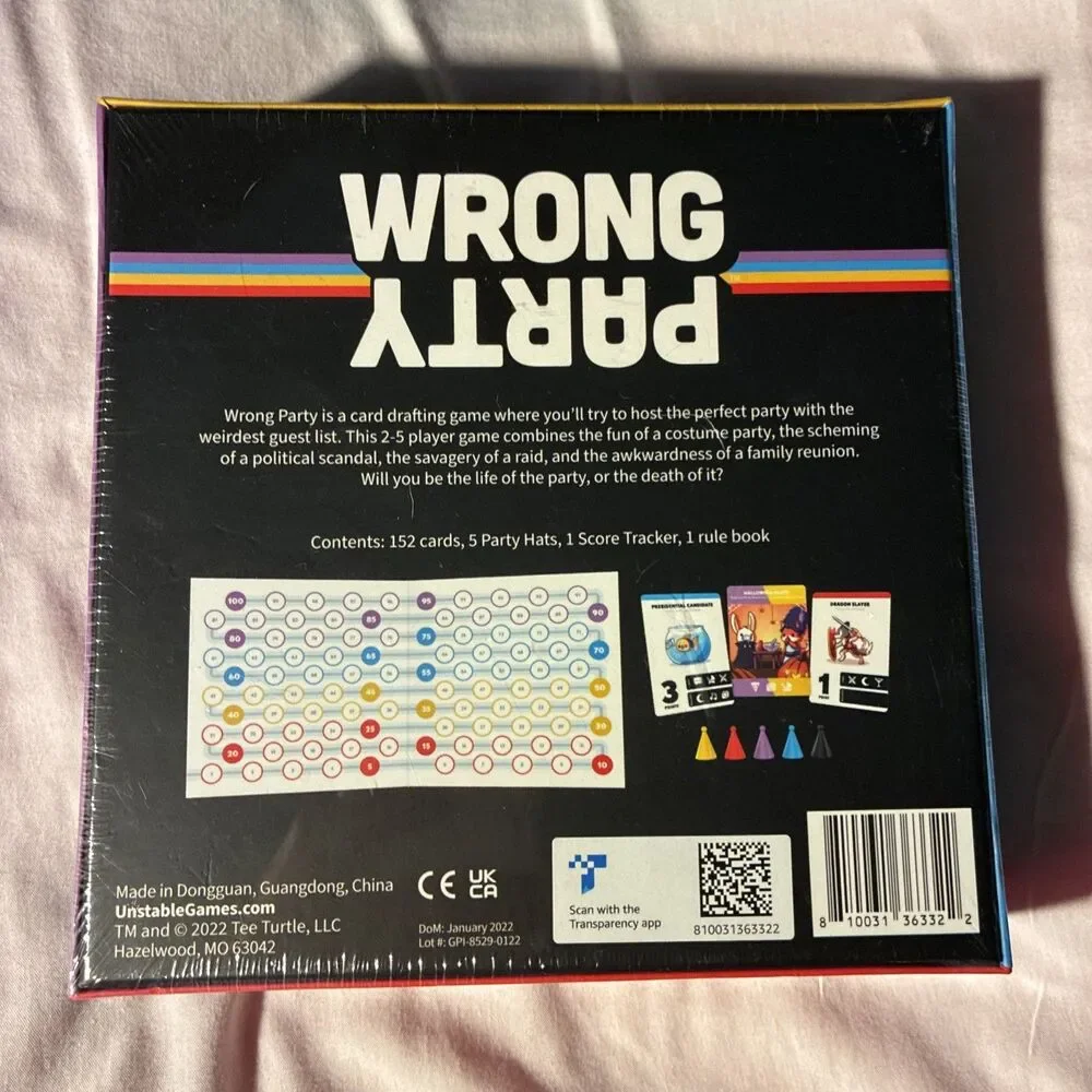 Unstable Games wrong party