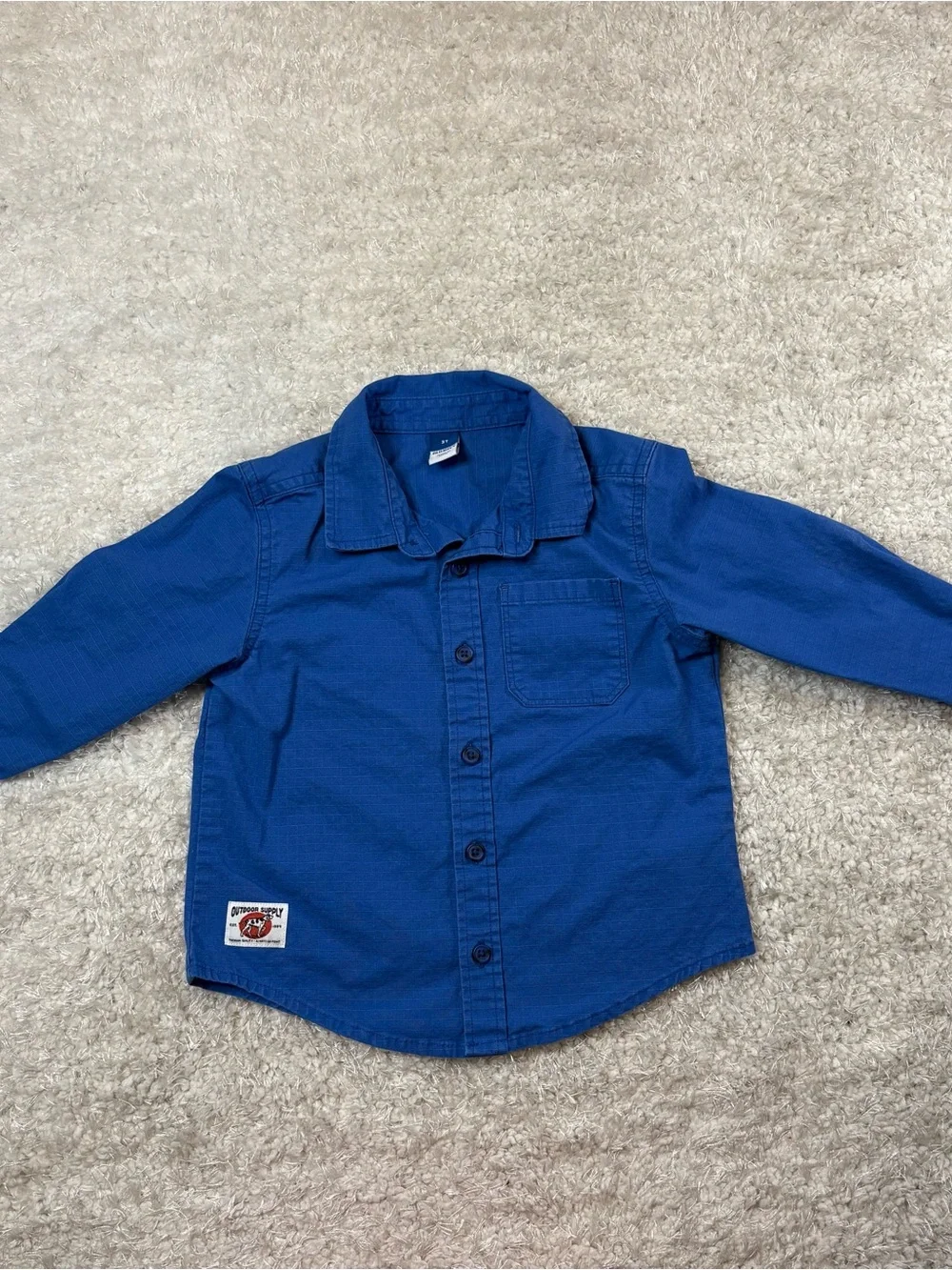 Old Navy Boys' Button-Down Shirt in Blue