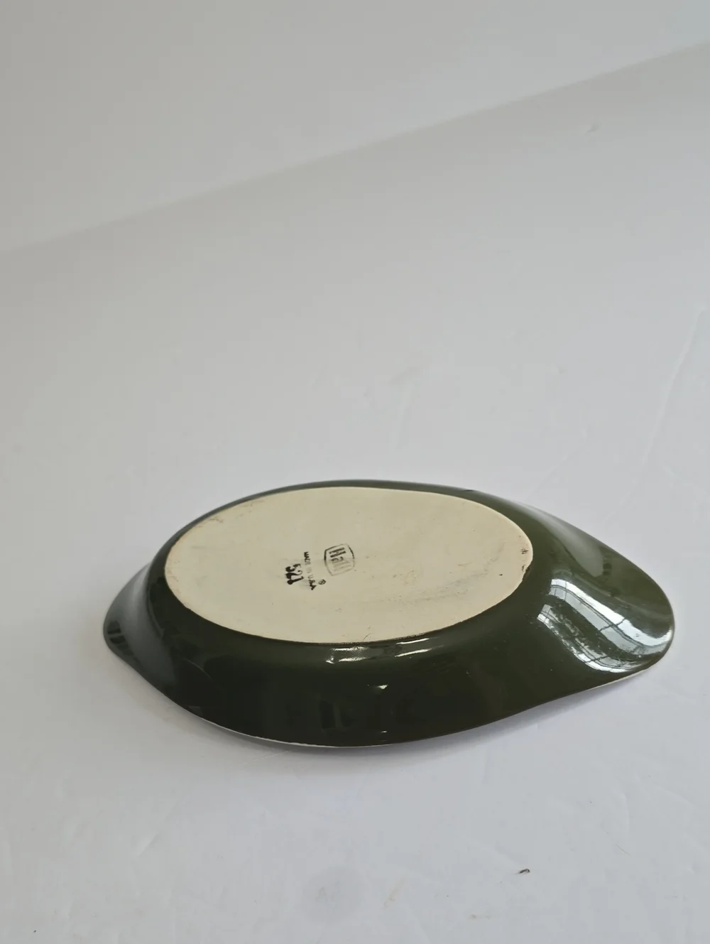 Vintage Set Of 2 Hall 529 & 521 Oval Au Gratin Casserole Dish USA Brown Green