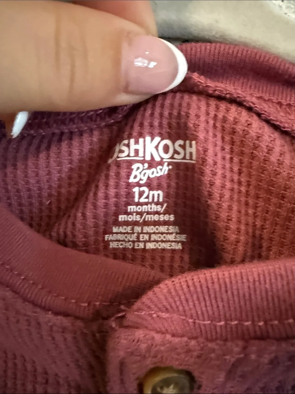 OshKosh Bgosh waffle knit