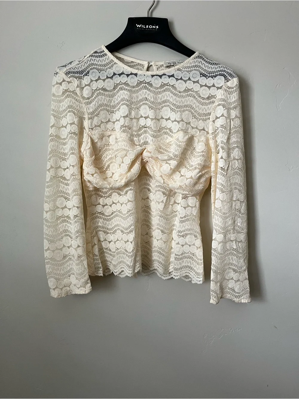 Anthropologie elegant cream