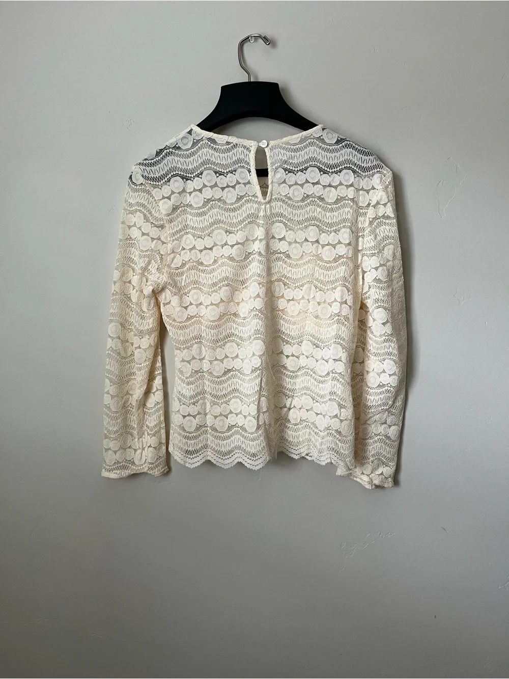 Anthropologie elegant cream