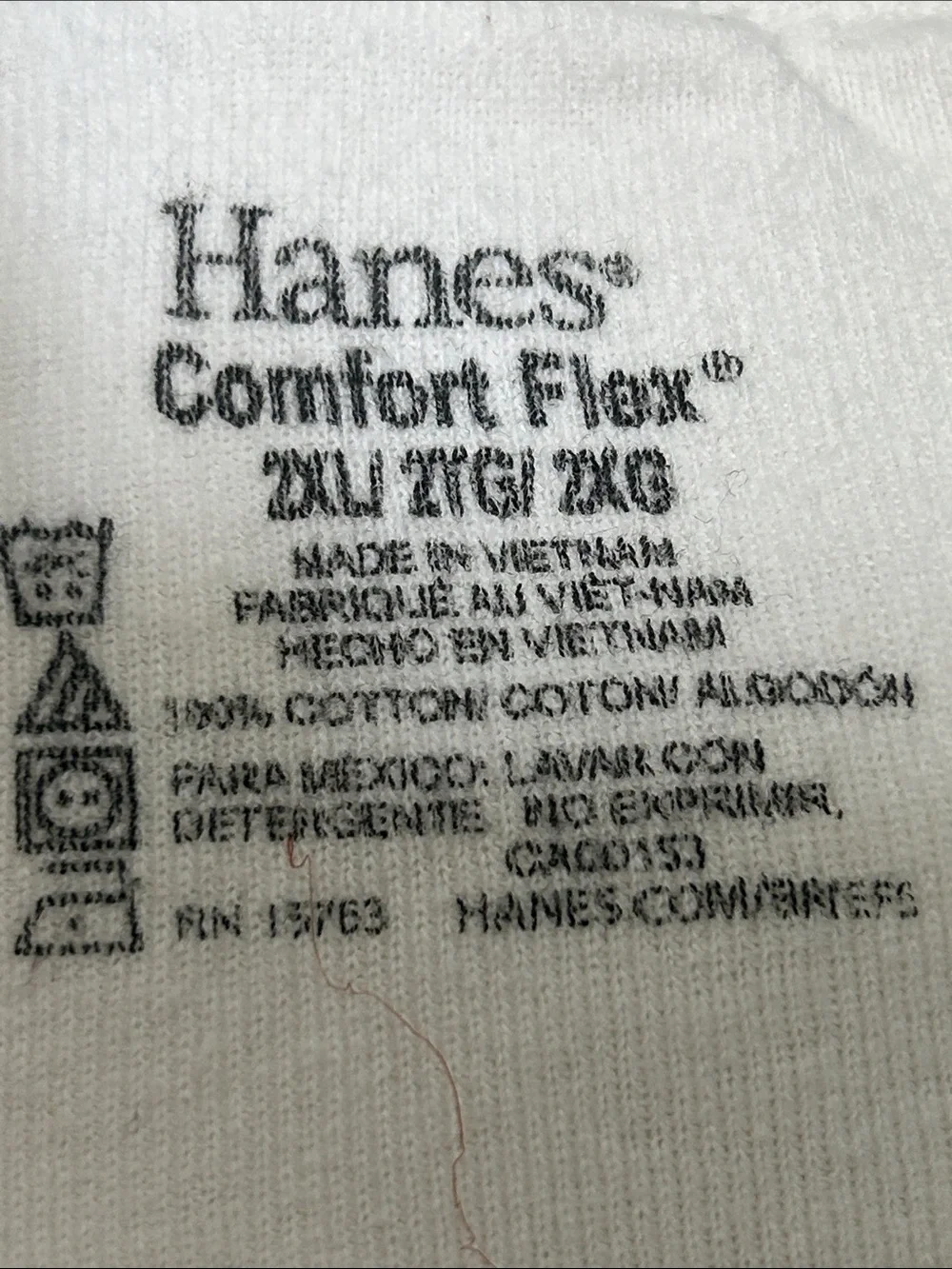 Hanes classic white