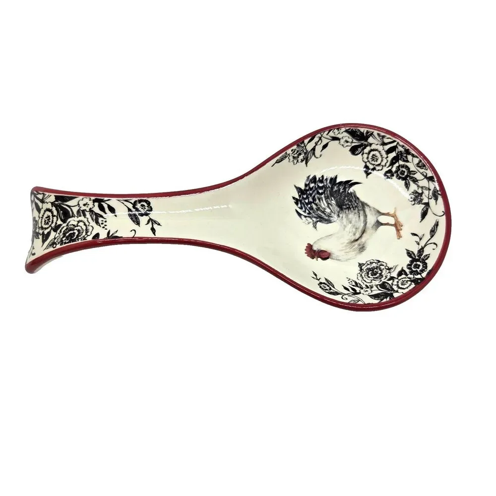 Cracker Barrel Susan Winget Spoon Rest Rooster 10