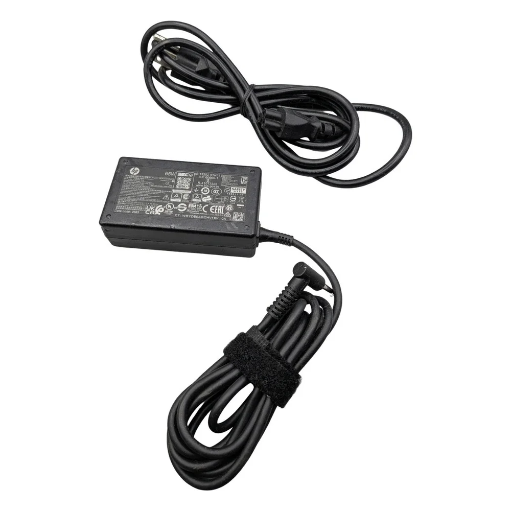 HP 65W AC Adapter Laptop Power Supply Charger TPN-CA16 L25298-012 Blue Tip