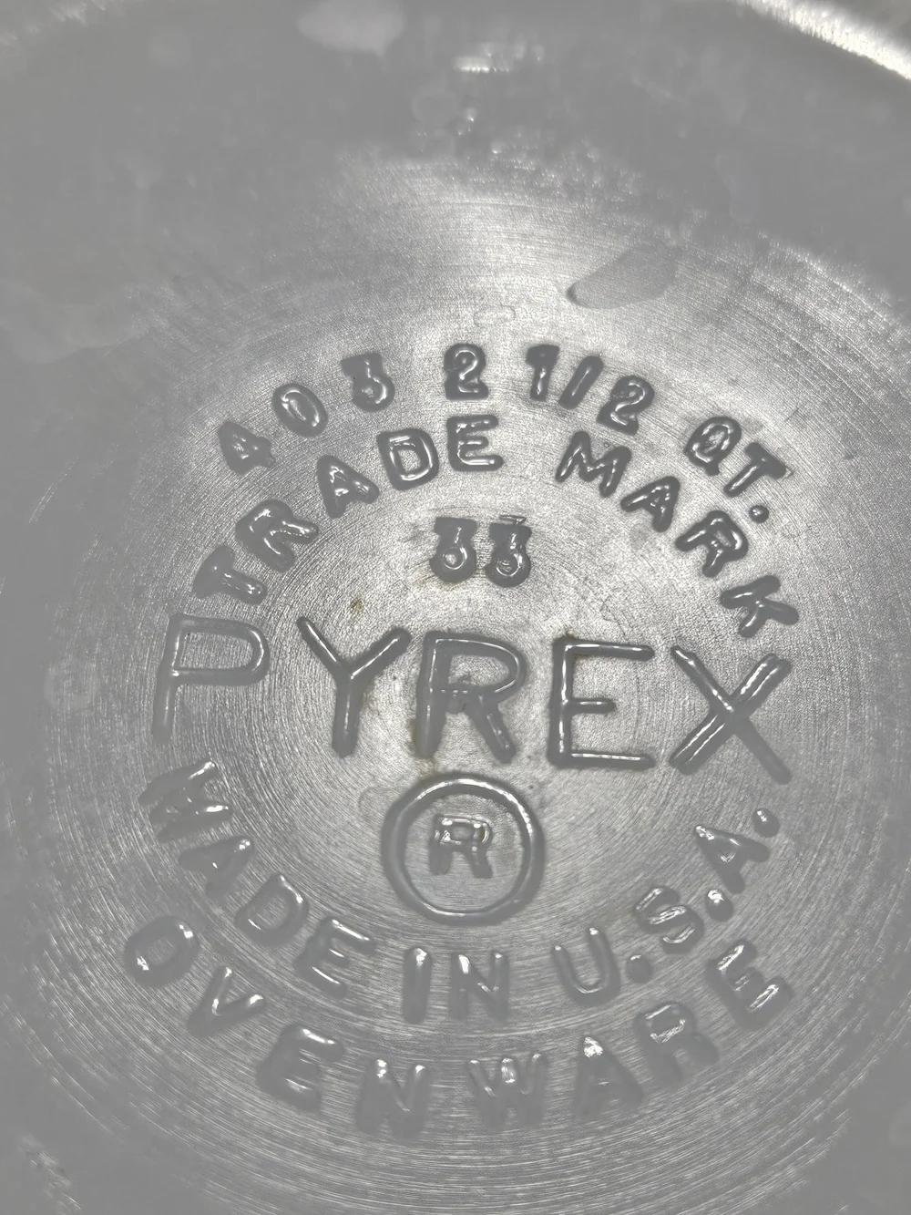 Pyrex classic milk