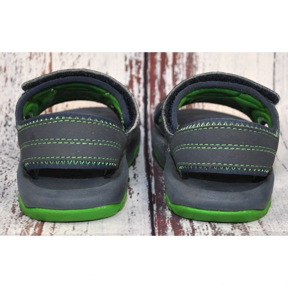 TEVA Kids Psyclone XLT Sporty Mesh Water Sandals Shoes Toddler 7 H&L BLUE/GREEN