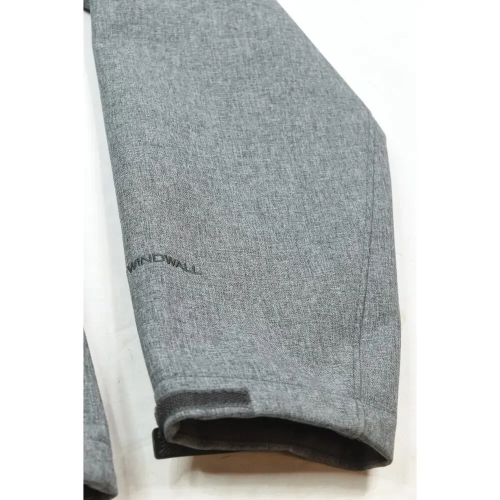 The North Face Apex Windwall Jacket Mens Large Gray Long Sleeve Full-Zip Hiking