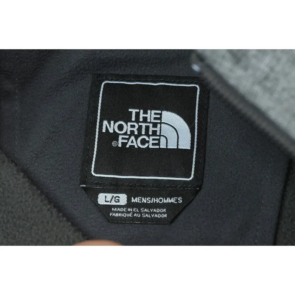 The North Face Apex Windwall Jacket Mens Large Gray Long Sleeve Full-Zip Hiking