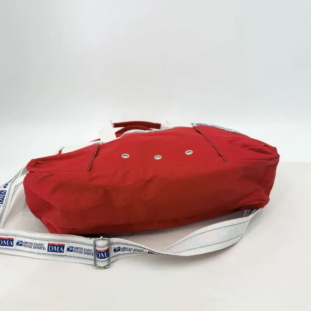 Atchison United States Postal Service Red Nylon Carry Tote Bag W/ Shoulder Strap
