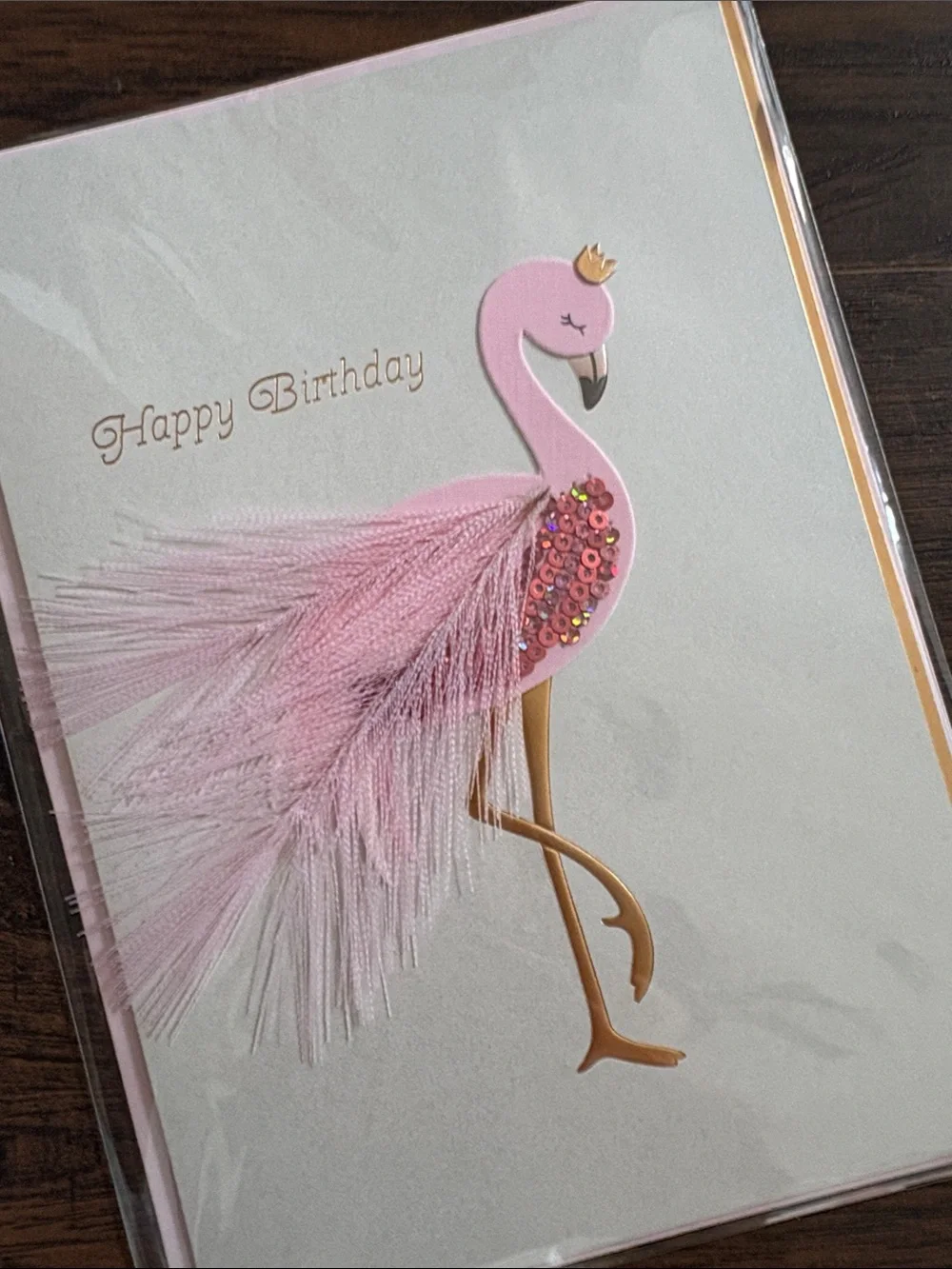 Papyrus pink card sealed