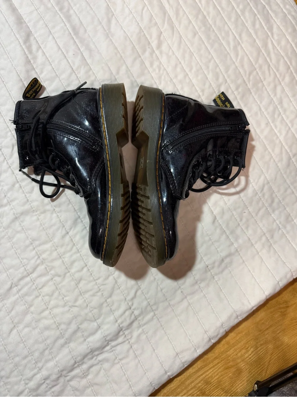 Dr. Martens shiny patent