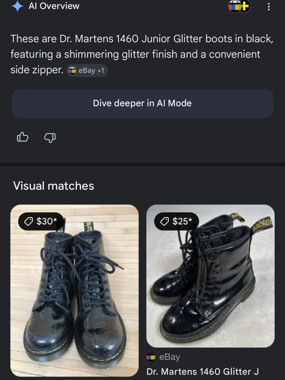 Dr. Martens shiny patent