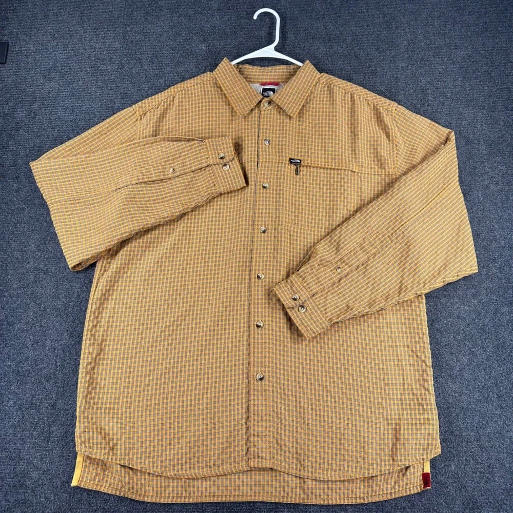 The North Face locker yellow shirt