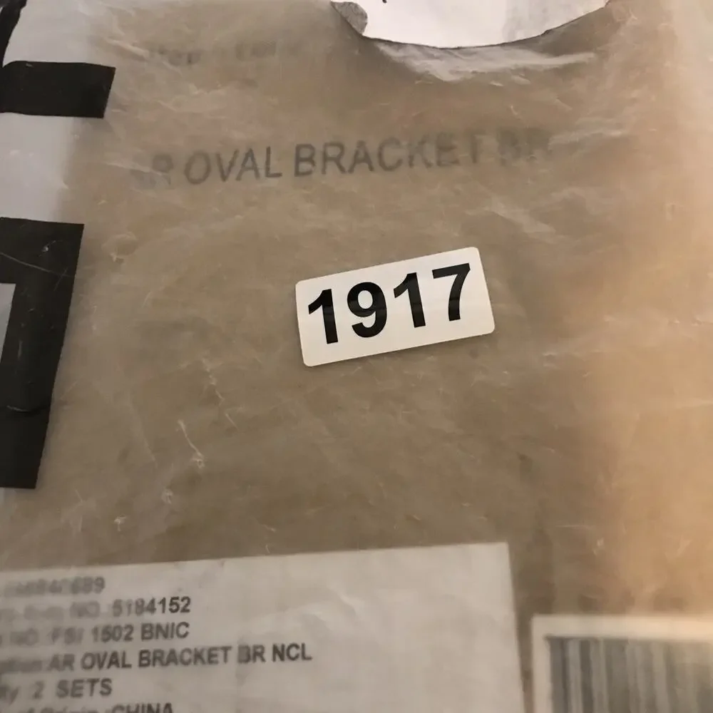 Allen + Roth 4 Pack Brushed Nickel Curtain Rod Bracket NEW Hardware