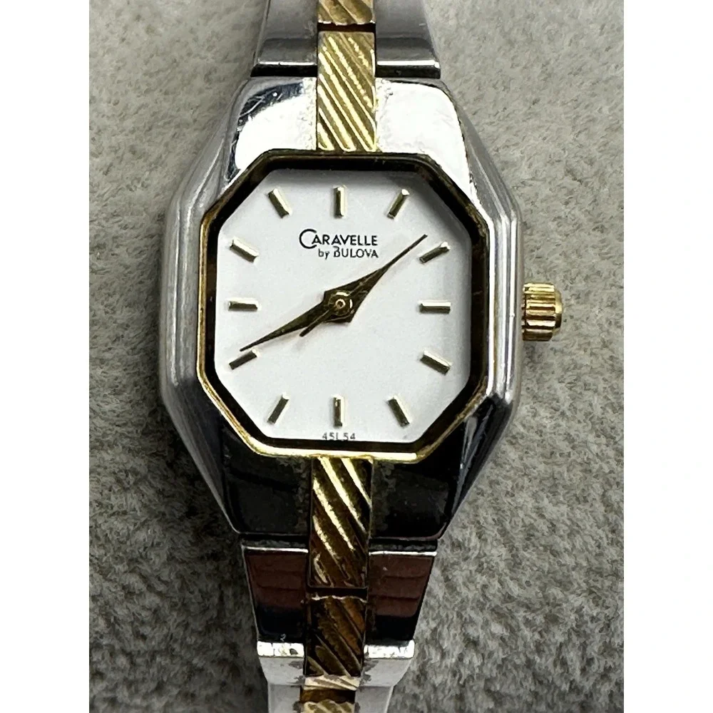 Caravelle by Bulova‎ 45L54 Ladies Watch New Battery 19MM 6.5
