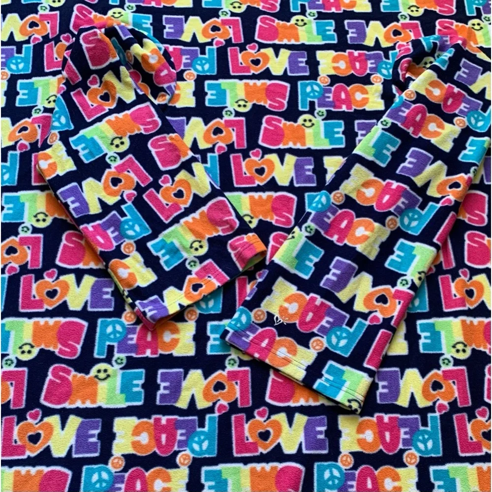 Girls ☮️ Tween Snuggie PEACE ✌🏼 blue purple  47