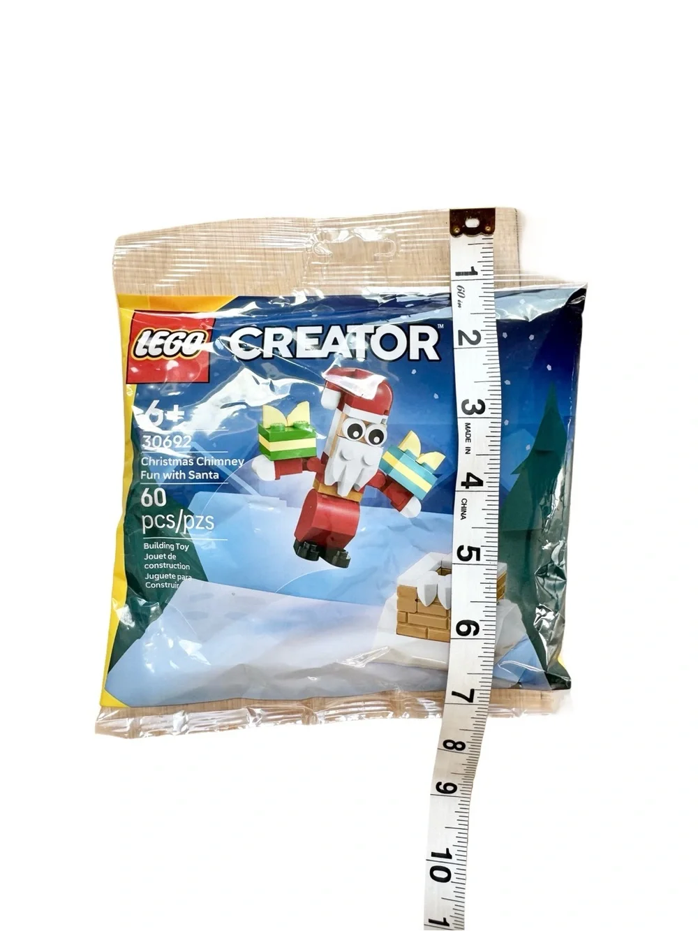 Lego Creator 30692 60 pcs Set Christmas Chimney Fun Santa Building Blocks New