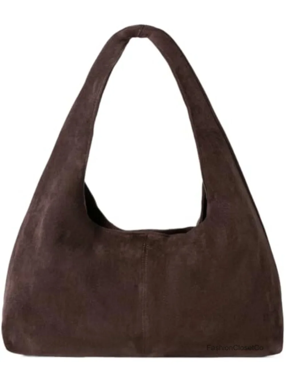 Slouchy Suede Hobo Bag Lightweight Crossbody Tote Shoulder Purse