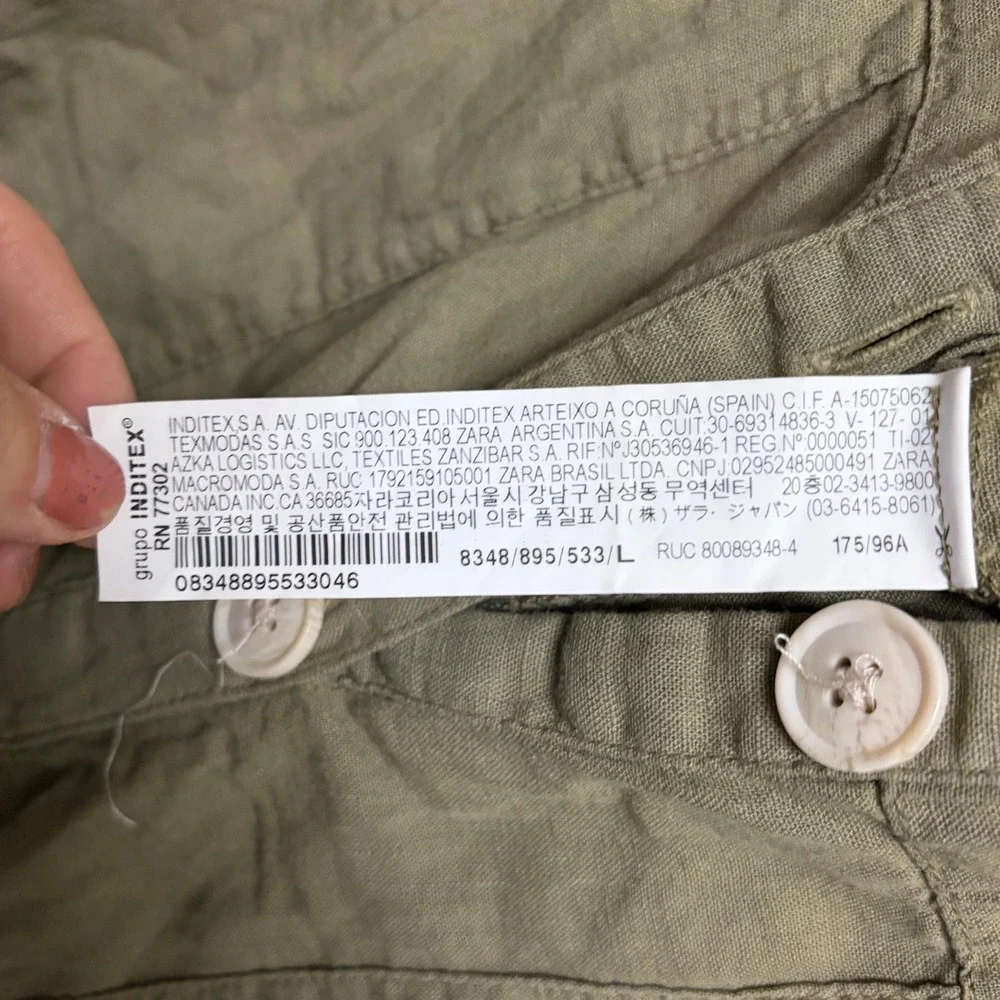 Zara linen blend