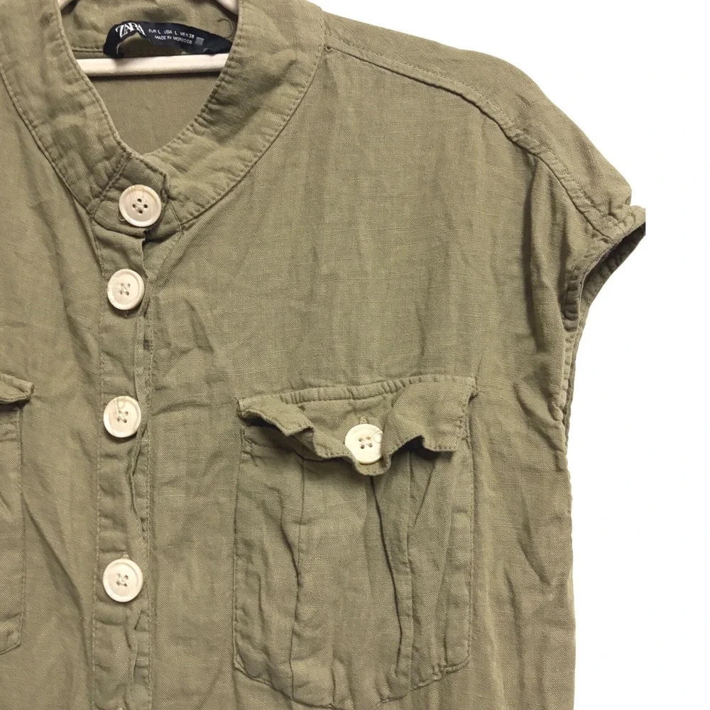 Zara linen blend