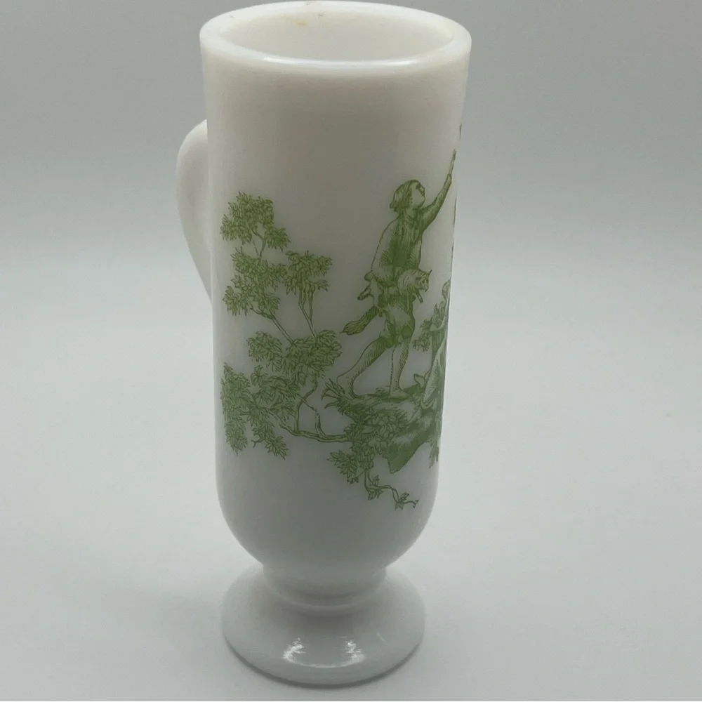 Avon green demitasse