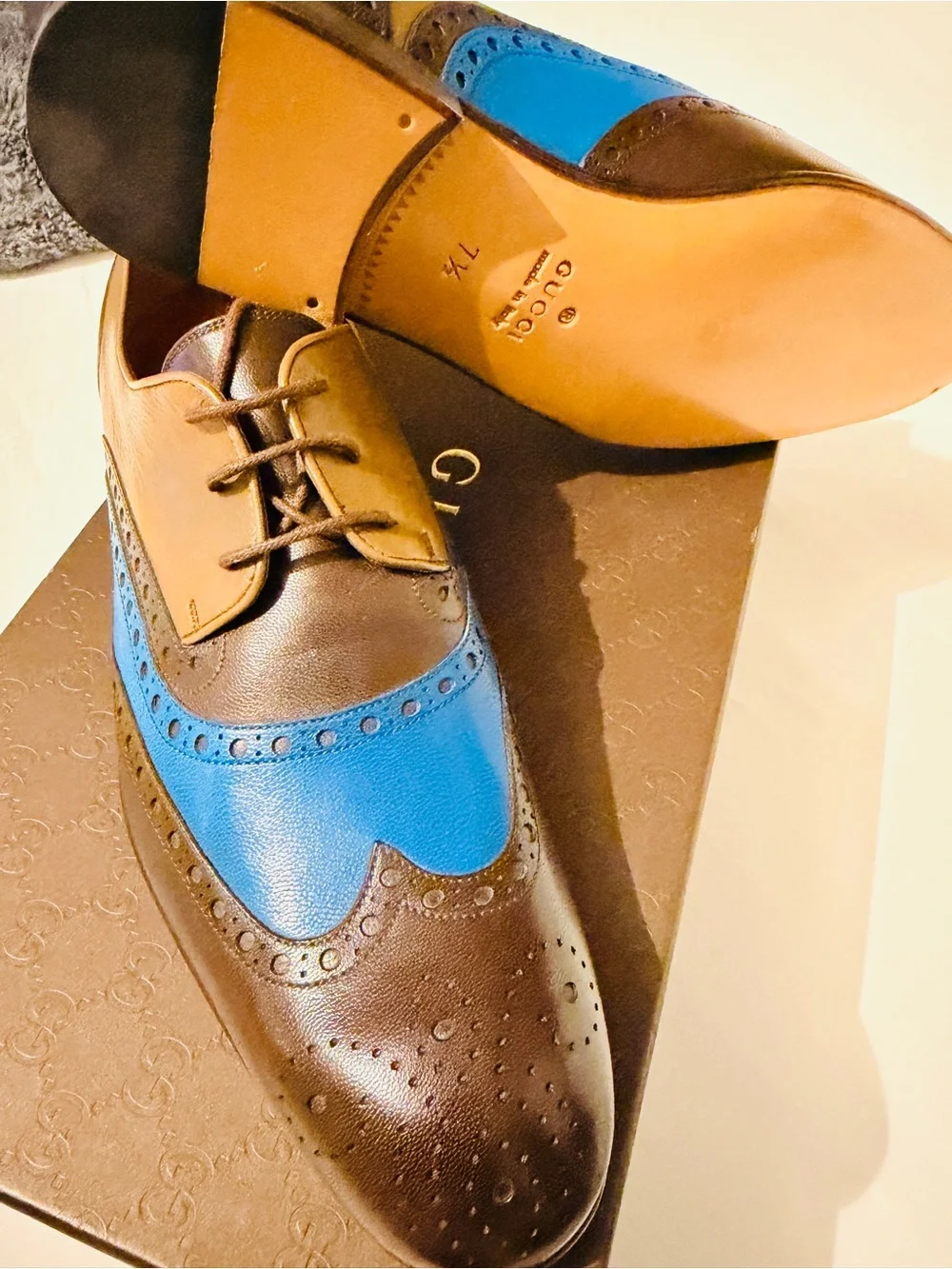 Gucci men wingtip