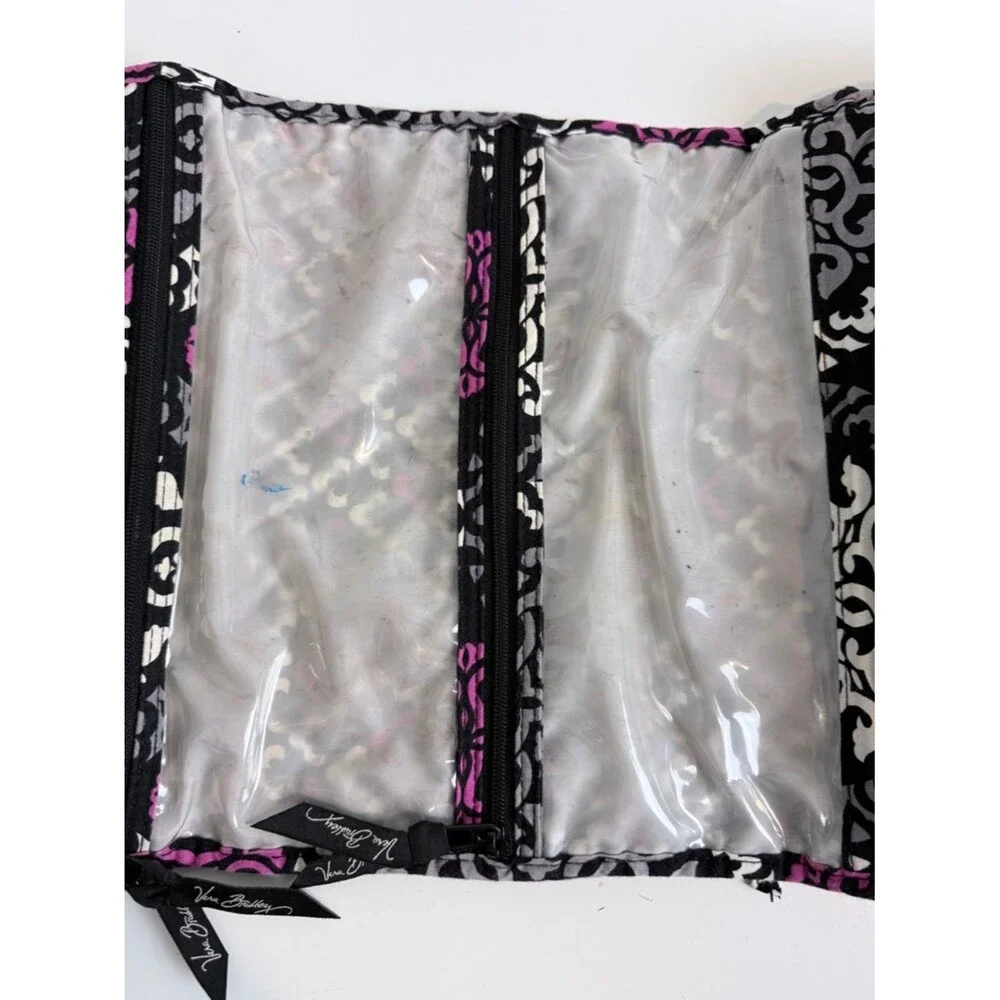 Vera Bradley Travel Hanging Cosmetic Case Scroll Medallion