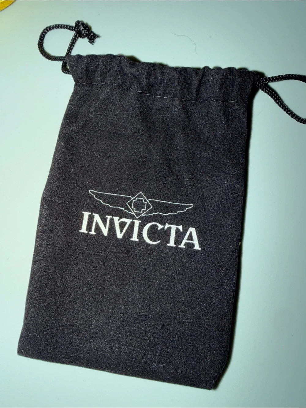 Invicta Red, Blue & Silver Crystal Cuban Link Bracelet with Dust Bag and Case
