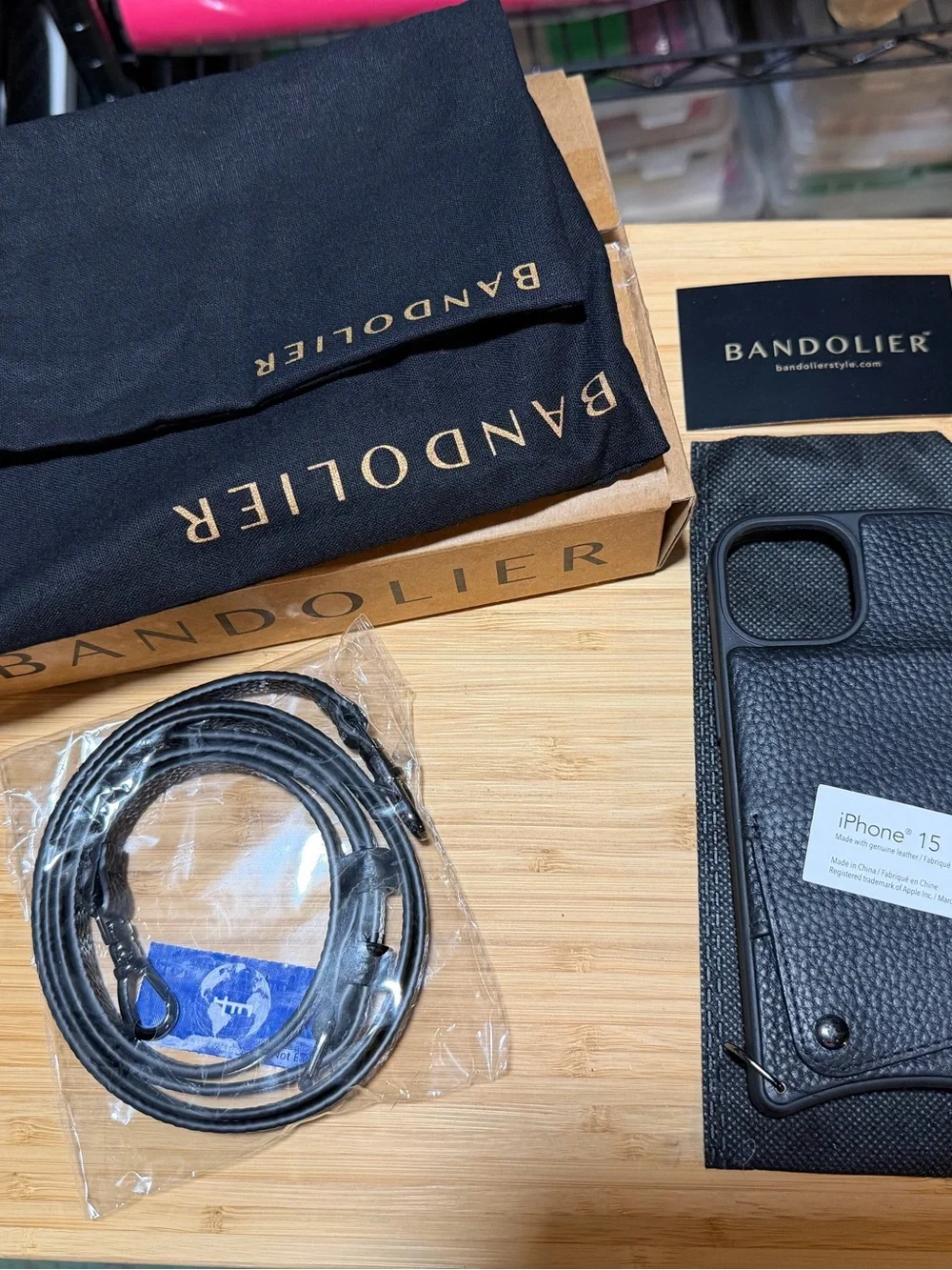 Bandolier crossbody phone