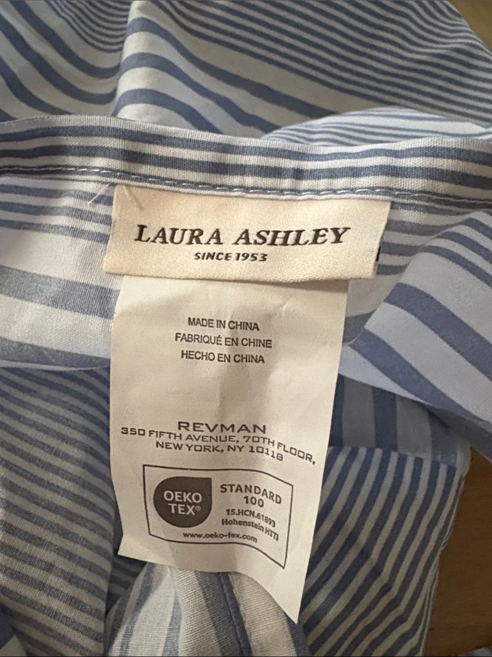 Laura Ashley included reversible