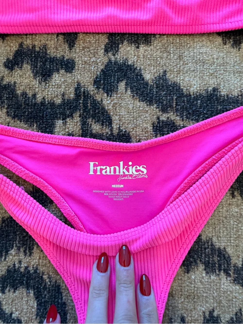 Frankies Bikinis vibrant hot