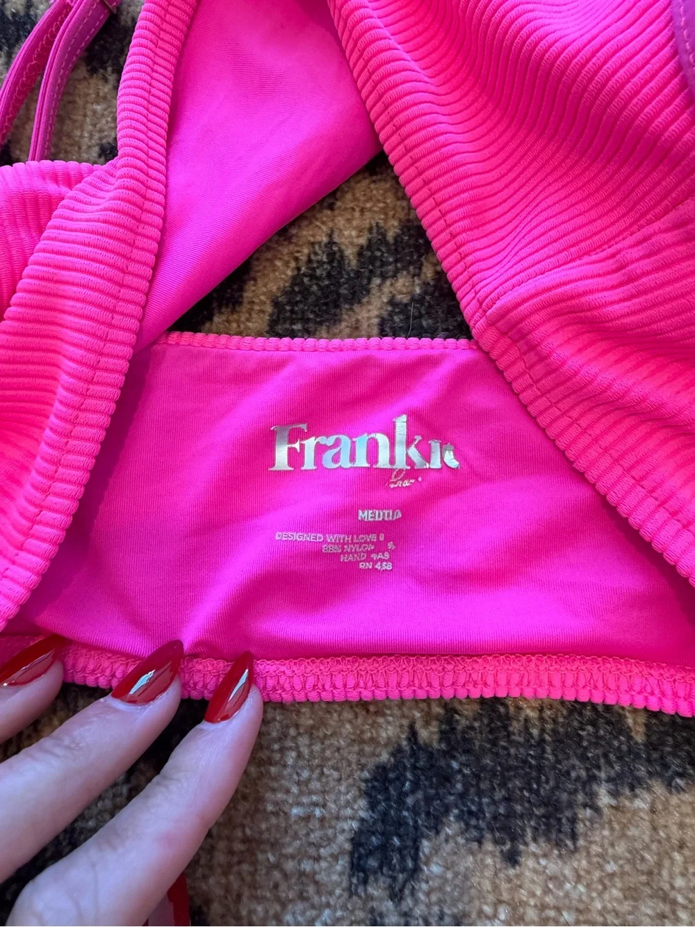 Frankies Bikinis vibrant hot
