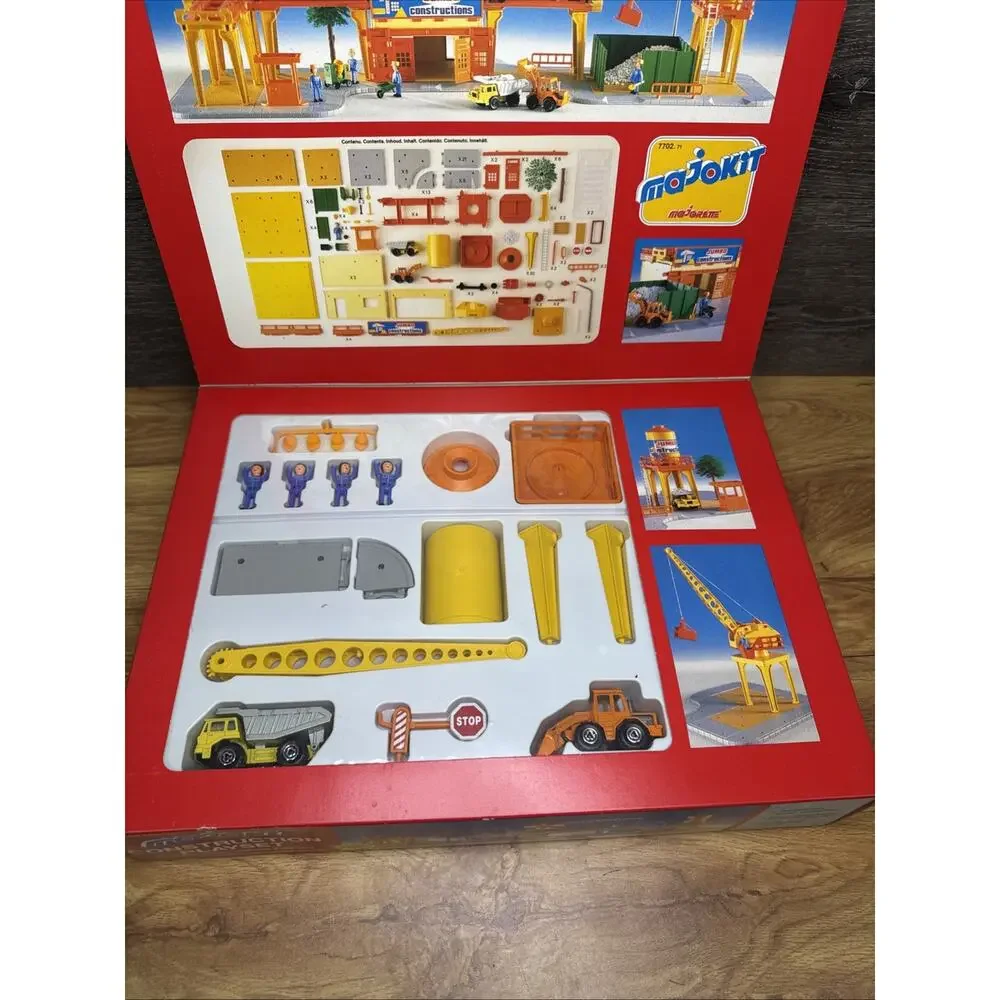 Majorette Majokit France Construction Playset Construction Site – 200 Pieces New