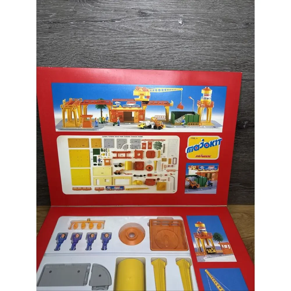 Majorette Majokit France Construction Playset Construction Site – 200 Pieces New
