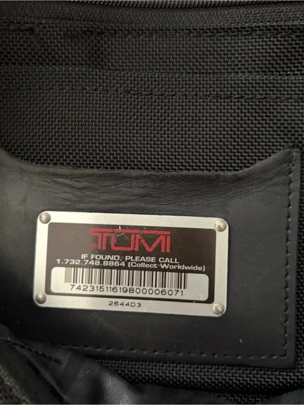 Tumi alpha black