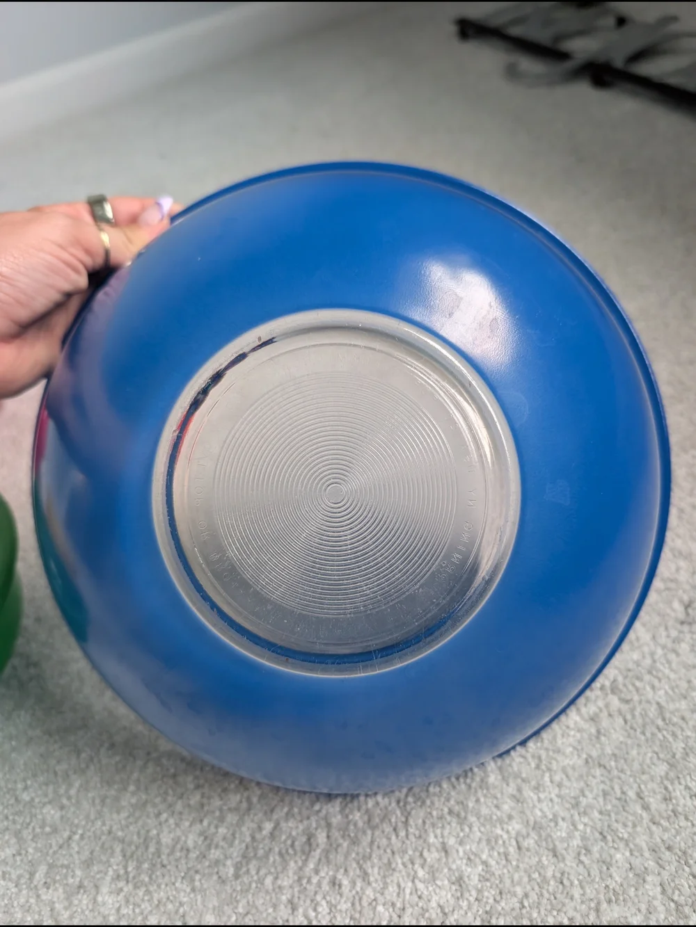 Pyrex Nested Mixing Bowl Set in Blue, Red, Yellow, Green