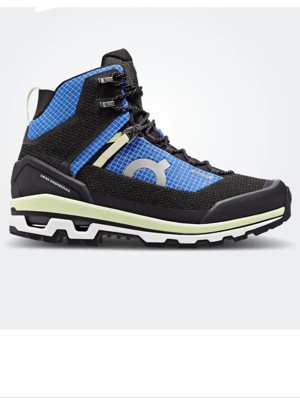 On Cloudalpine Waterproof Women's Hiking Boots US 10 Cobalt/Limelight