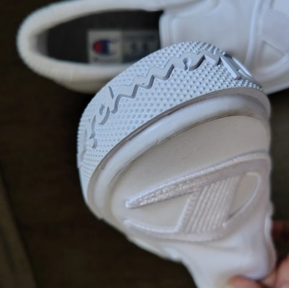 Champion Junior White Slip-On Shoes Size 5.5