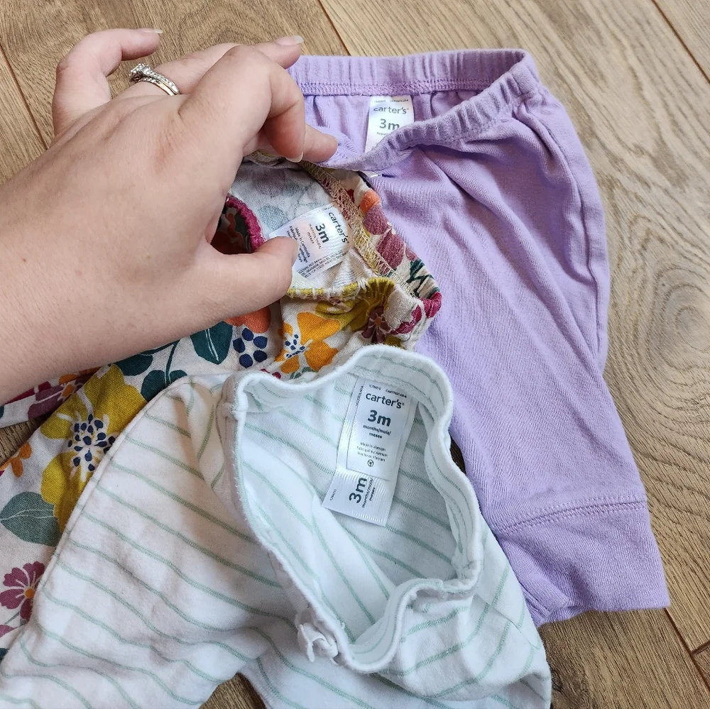 3m Carter's Baby Girl Pants