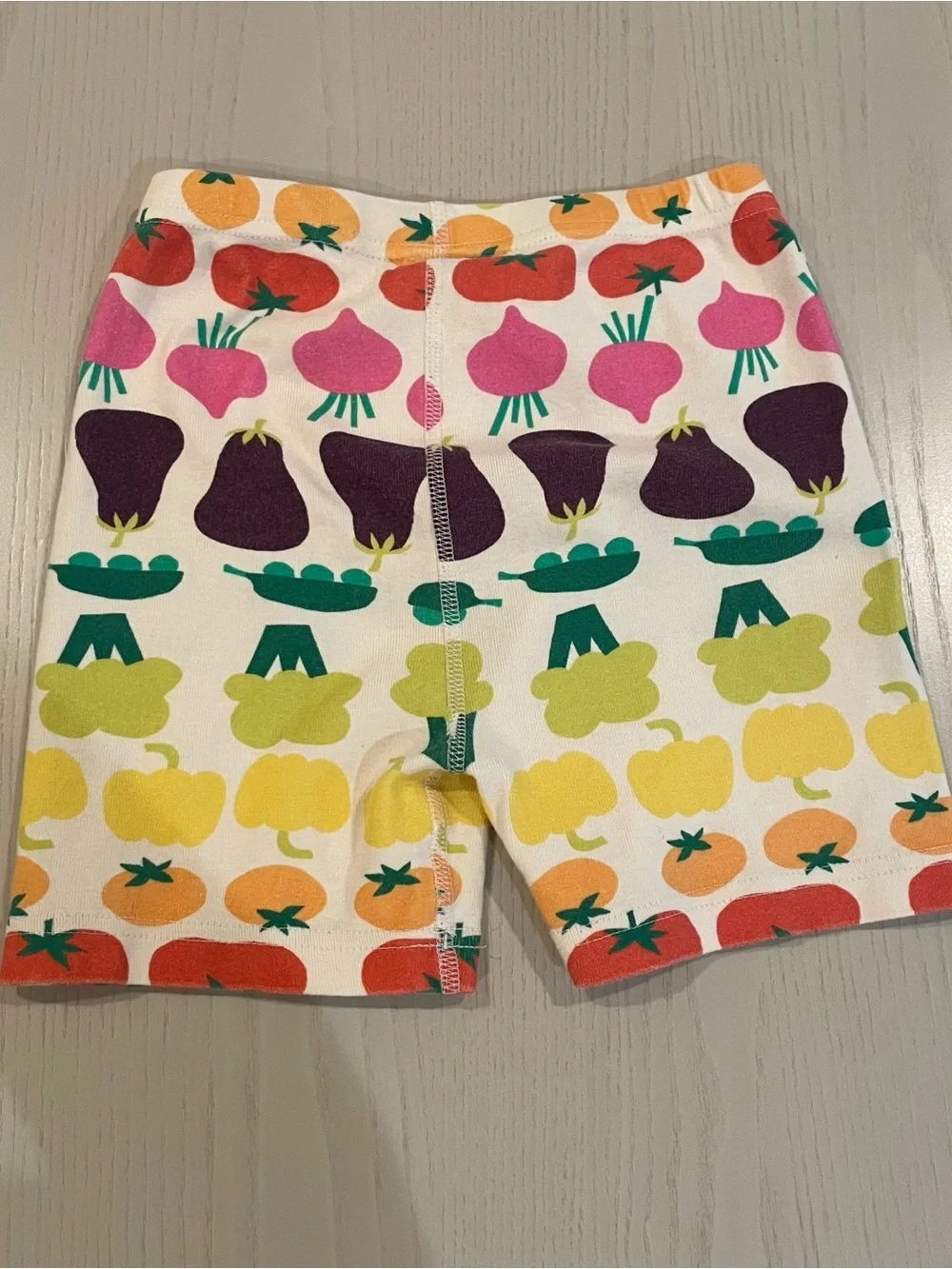 Hanna Andersson HannaJams Short John Pajama Set (Vegetable Garden Earth) - 8 130